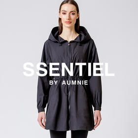 【AUMNIE】长连帽拉链风衣 LONG H.ZIP UP WINDBREAKER