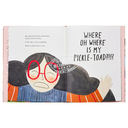 【中商原版】Carol And The Pickle-Toad 罗尔和泡菜 英文原版 进口原版 精装 4岁到8岁 儿童图画故事书 Esmé Shapiro 商品图5