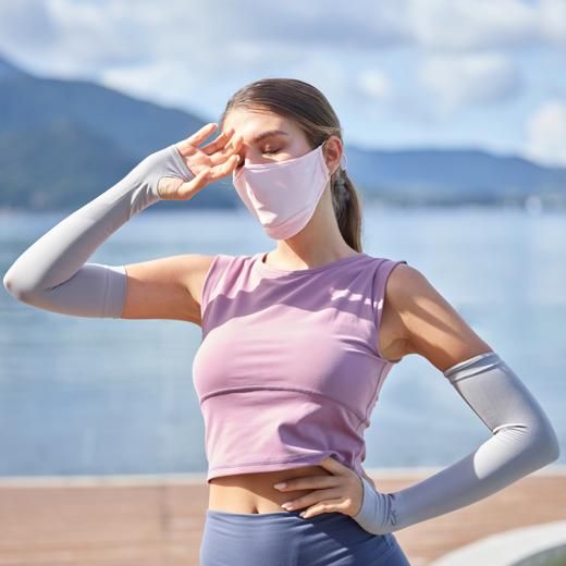 ChrissieMorris颗里 防晒防紫外线冰爽袖套 清爽透气不闷热薄长款冰袖 商品图0