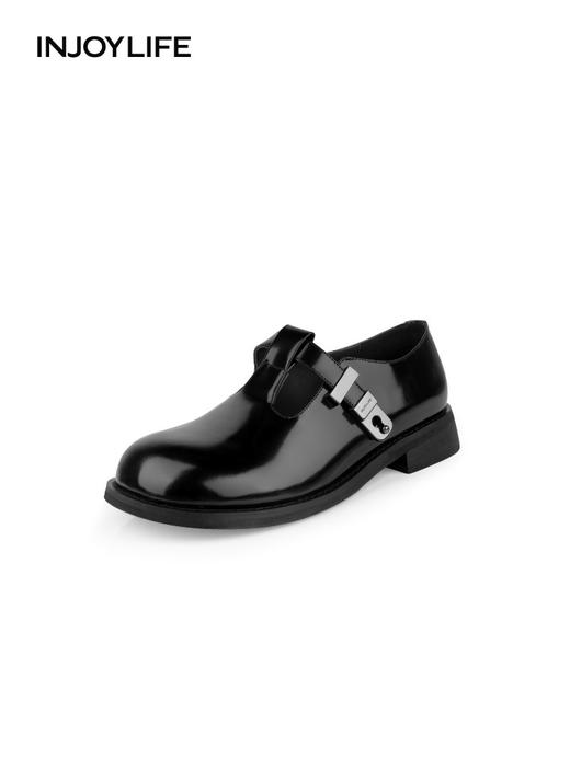 百货世界-INJOYLIFE-亮面饰扣玛丽珍 商品图0