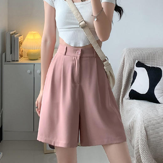 【显瘦！显腿长！】A字西装五分裤女 新款气质显高阔腿裤 宽松舒适西装裤 商品图1