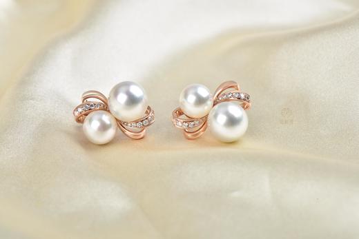 【福蝶】珍珠耳钉    ZZ12302027 商品图2