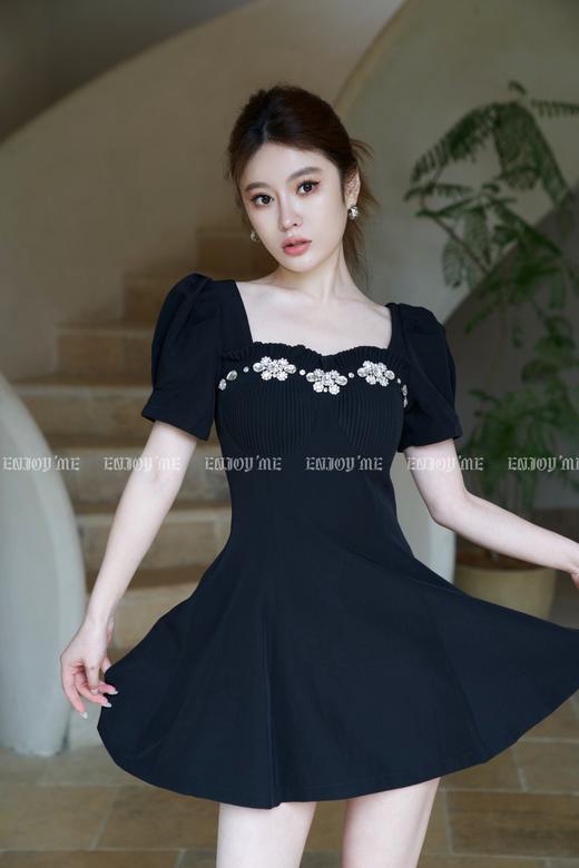 【门店同款】夏季泡泡袖钉钻短西装裙 150999577 商品图5