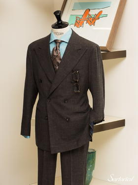 Orazio Luciano Wool Linen Silk Suit