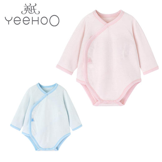 英氏-内衣类（秋）C9粉树叶提花裆衣 樱桃粉 商品图0