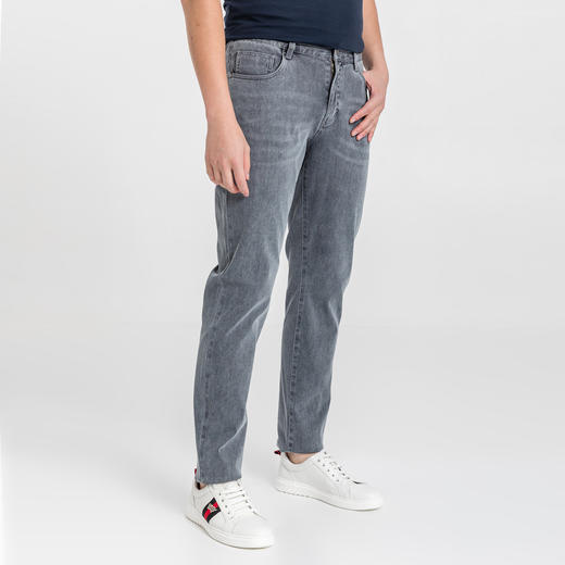 布兰施男士轻奢时尚美式牛仔休闲裤 商品图1