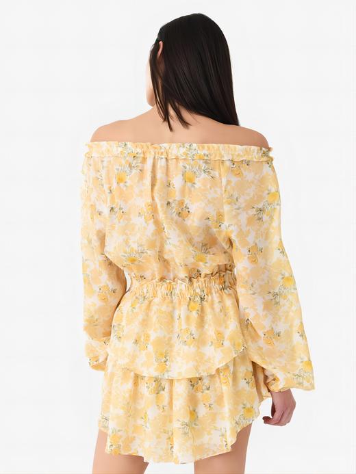 LOVESHACKFANCY - POPOVER DRESS - LEMON DAYDREAM - 连身裙 - 黄色 商品图2