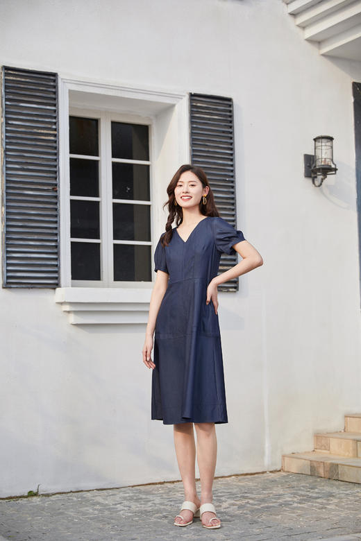 奇威  天丝仿牛仔连衣裙0DB03110 商品图10