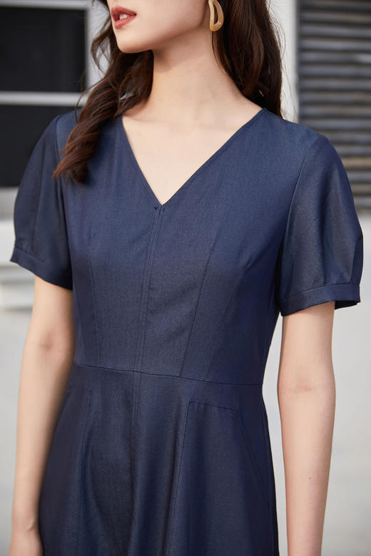 奇威  天丝仿牛仔连衣裙0DB03110 商品图1