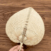 【应季好物】纯手工特色桃形竹编扇子2把（编织而成有点毛糙 介意慎拍） 商品缩略图1