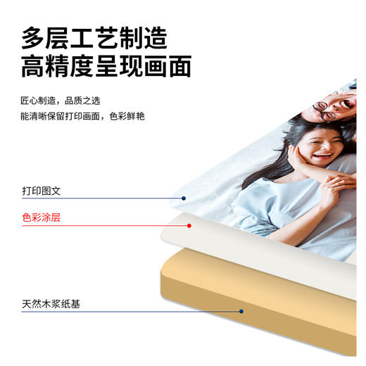 得力喷墨打印纸3545  A4 128g (100张/包） 商品图3