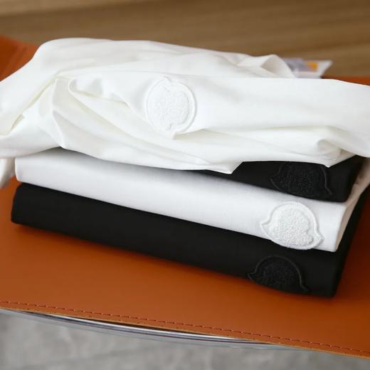 李现同款～高端牙刷绣！轻奢纯色休闲短袖T恤9826 商品图3