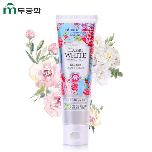 韩国进口芜琼花果香洁齿植物萃取清新口气温和护龈牙膏 110g 商品图2