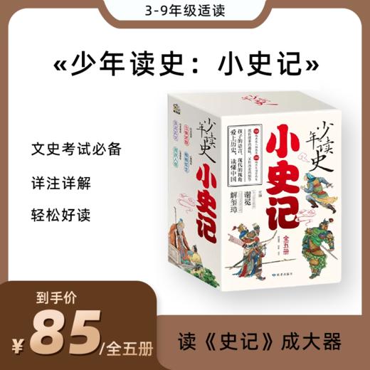 少年读史：小史记（全五册）礼盒版 商品图0