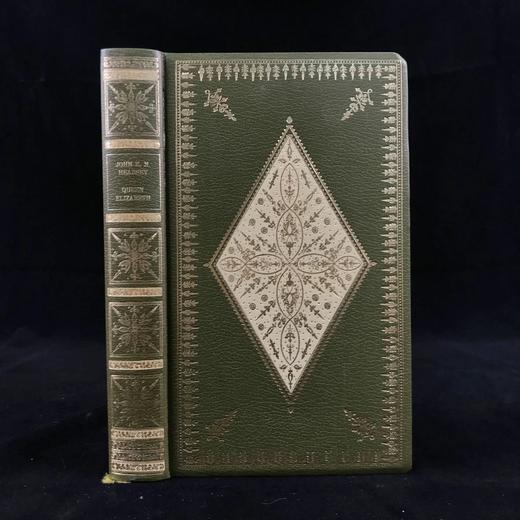 伊丽莎白女王传 29幅插图 苍鹭出版社（HeronBooks）复古仿皮精装本 商品图0