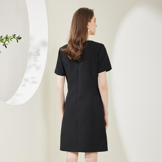 NF8S2斯尔丽瑟俪2023夏季新款领口立体钉钻设计连衣裙 商品图1