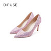 D:FUSE/迪芙斯2023春季新品尖头闪钻水钻高跟鞋DF31111161 商品缩略图5