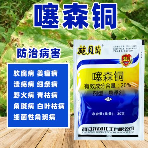 噻森铜酮果树蔬菜细菌病软腐病溃疡病角斑病青枯病专用农药杀菌剂 商品图2