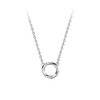 【莫比乌斯】S999银足银圆环微钻项链【YXS-A2304-999银】 商品缩略图4