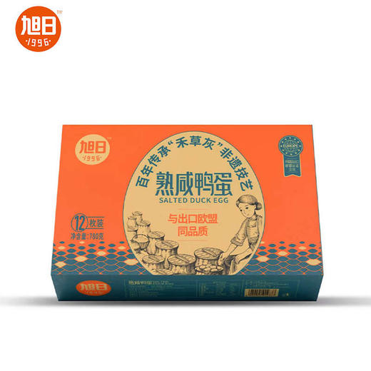 旭日熟咸鸭蛋礼盒12枚780克 商品图0