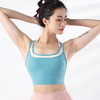 跃牌【禅语梵心系列】新品撞色假两件速干运动一体胸垫瑜伽服胸围F2246（一体式胸垫） 商品缩略图1