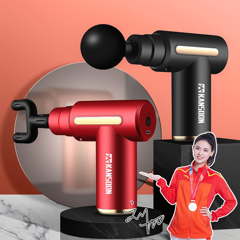 【配4个按摩头，凯速迷你款筋膜按摩枪】迷你筋膜枪小巧身材