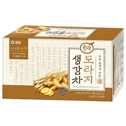 膳府纯作桔梗生姜茶(0.7gx20)샘표 순작 도라지생강차 商品图0