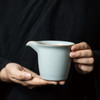 【丰子汝窑】【天青正握茶海】10x7.7cm 180ml 茶杯手工开片公道杯分茶器陶瓷汝瓷功夫茶具 商品缩略图3