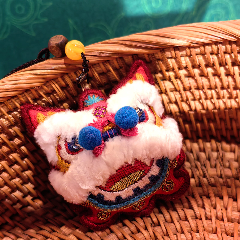 深山集市·醒狮挂件2023年款绥江手工艺