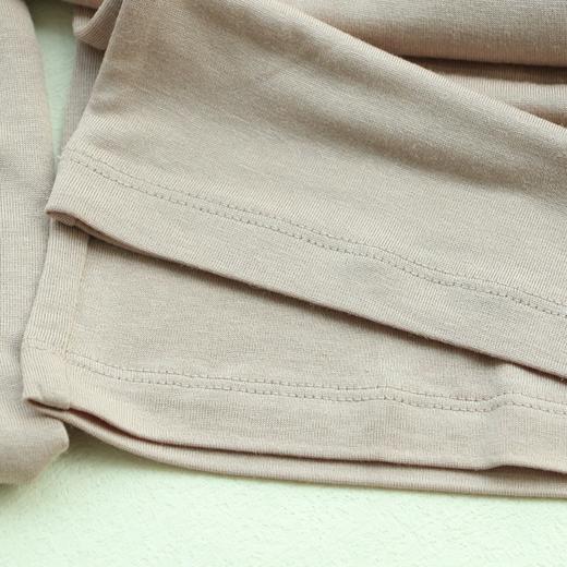 真丝醋酸亚麻居家打底T恤开衫长裤 纯色舒适风 可外穿休闲T防晒衫 商品图8