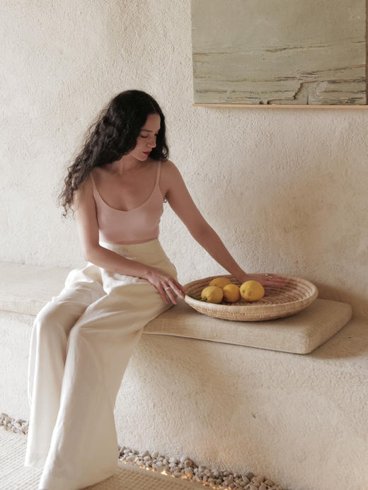 Blush Wool Bralette 商品图0