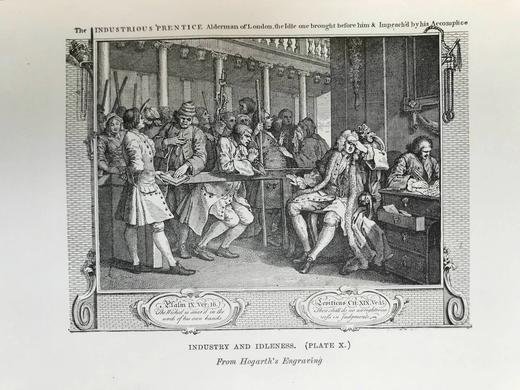 1907年 奥斯丁·多布森《威廉·荷加斯传》 76幅插图 漆布精装18开 商品图8