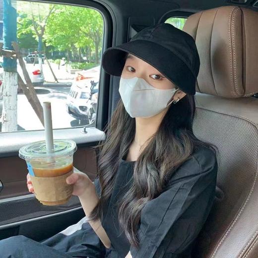 黛唯梵【赵露丝同款大檐遮阳帽】卷边轻薄透气抽绳渔夫鸭舌防晒帽子，版型显脸高颜值款式，怎么搭配都好看，轻薄透气面料吸汗速干 商品图2