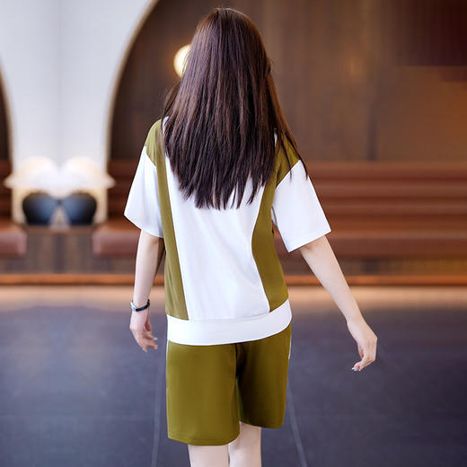 休闲运动短裤套装，女新款夏装薄款时尚洋气小个子休闲两件套TR-BLTY6689 商品图3