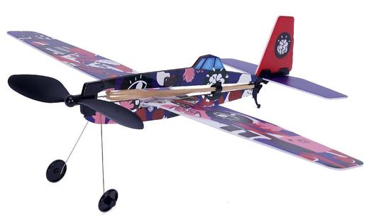 玩物百科-橡筋动力下单翼飞机AP04206D 商品图1