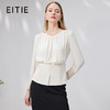 EITIE爱特爱秋季新品通勤百搭优雅舒适圆领小上衣7113804 商品缩略图0