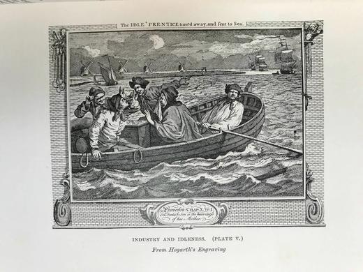 1907年 奥斯丁·多布森《威廉·荷加斯传》 76幅插图 漆布精装18开 商品图9