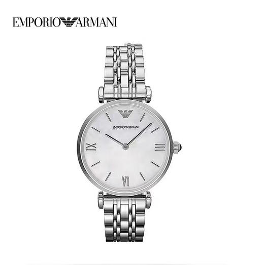 【时计廊】阿玛尼Armani手表 满天星白月光手表轻奢简约欧美表贝母小表盘女表 32mm标准盘AR1682 商品图0