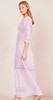 LOVESHACKFANCY - BETH DRESS - VIOLET SPLASH HAND DYE VTSHD - 连身裙 - 紫色 商品缩略图2