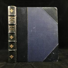 鬼才拉克姆限量签名本！札尼斯朵夫工坊特装！1917年 小弟弟和小姐姐及其他格林童话集 13幅彩色手工贴图与大量黑白插图 真皮精装大16开