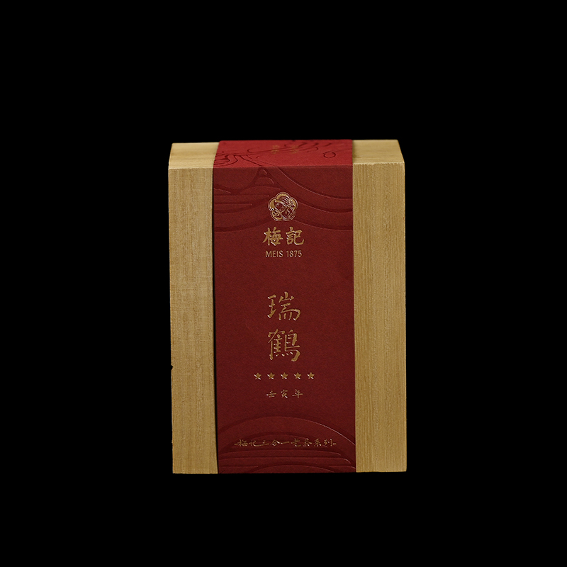 梅记瑞鹤三合一/五星 90年代调和老茶100g 进阶款 陈年乌龙茶老茶