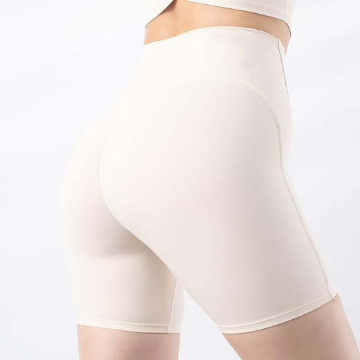 跃牌【禅语梵心系列】新品塑形高腰蜜桃提臀裸感瑜伽四分裤F2227 商品图12