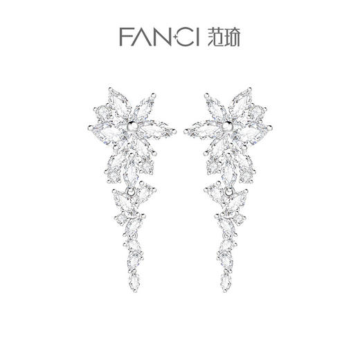 【明星同款】紫藤相惜【耳环】Fanci范琦 紫藤花系列 925银饰轻奢生日礼物  商品图1