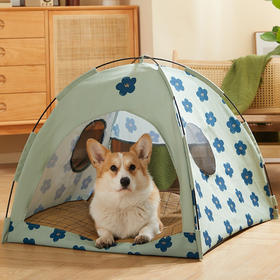 【宠物用品】-宠物帐篷狗窝四季通用可拆洗柯基小型犬狗房子
