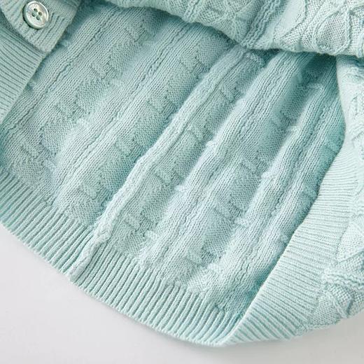 英氏-童衣类（秋）D0英毛短外套, 微蓝色, 100CM 商品图3