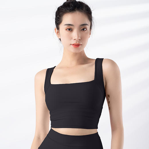 跃牌【禅语梵心系列】新品一体式固定杯跑步速干防震瑜伽文胸 F2282（一体式胸垫） 商品图6