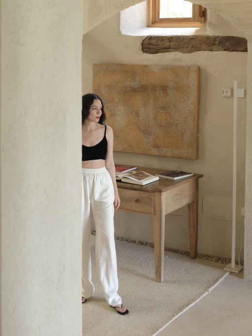 Black Wool Bralette 商品图1