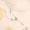 【月光迷蝶】S925银月亮流苏项链【JHY-N000256B】 商品缩略图1