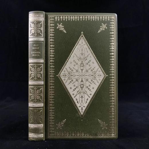 琼·哈斯利普《卢克雷齐娅·博尔贾研究》 20幅插图 苍鹭出版社（HeronBooks）复古仿皮精装本 商品图0