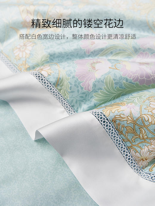 【ROYALCOVER】罗卡芙 滑爽双面天丝可水洗新雪丽纤维夏被 仙境花园 商品图3